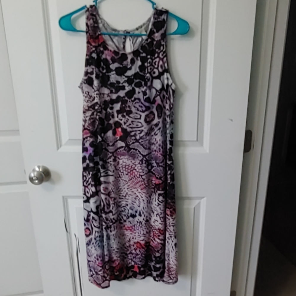 Animal print dress